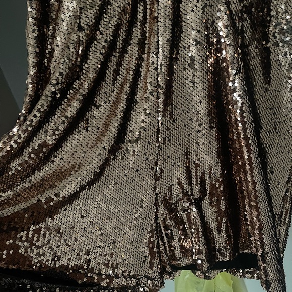 Bohoo Bronze Sequin Dress - Picture 3 of 4